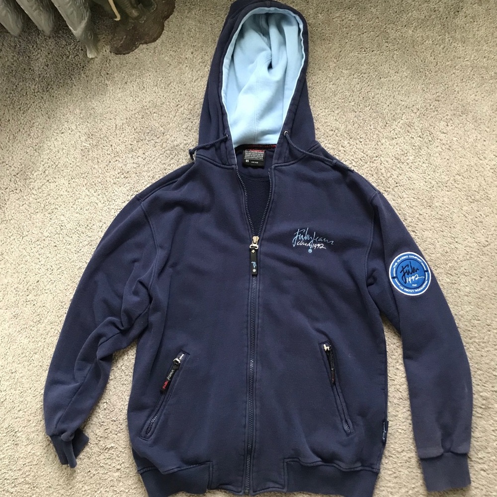 Minor Wear Fubu Zip Up Hoodie.